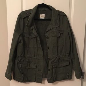 Army green jacket